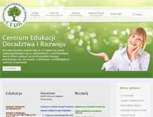 Tablet Screenshot of centrum-cedr.pl